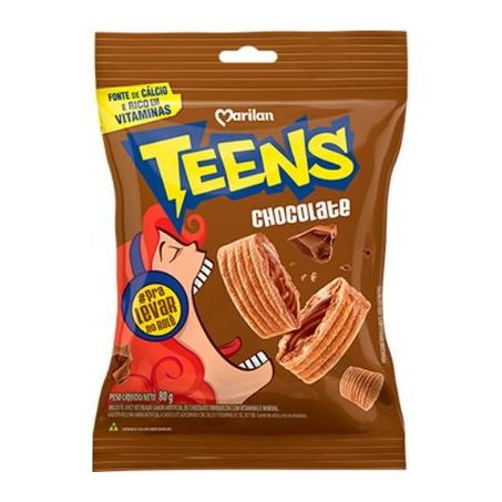 BISC.MARILAN TEENS 80G CHOCOLATE CX 64.0