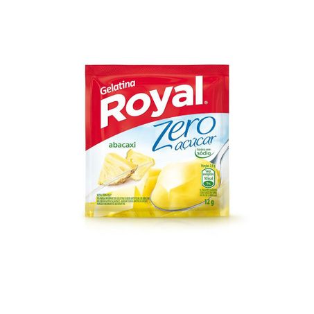 GELATINA EM PÓ ROYAL ZERO AÇÚCAR ABACAXI 12G 360-1