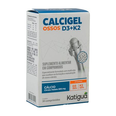 CALCIGEL OSSOS D3 + K2 30COMP