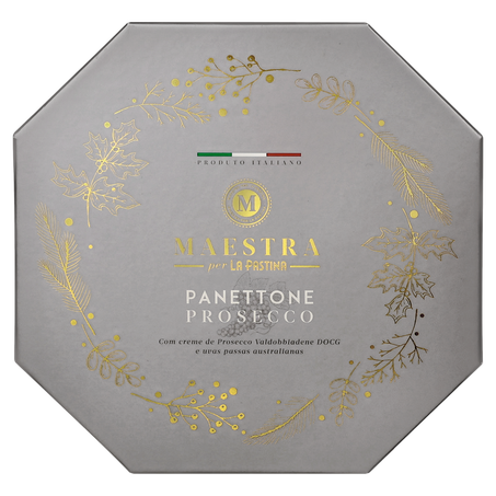PANETTONE PROSECO LA PASTINA COM UVA PAS