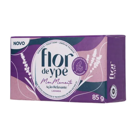 SABONETE BARRA FLOR DE YPE MEU MOMENTO LAVANDA 85G 360-21