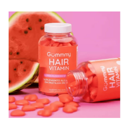 Gummy hair vitamin c/ 60 gomas 180gr melancia
