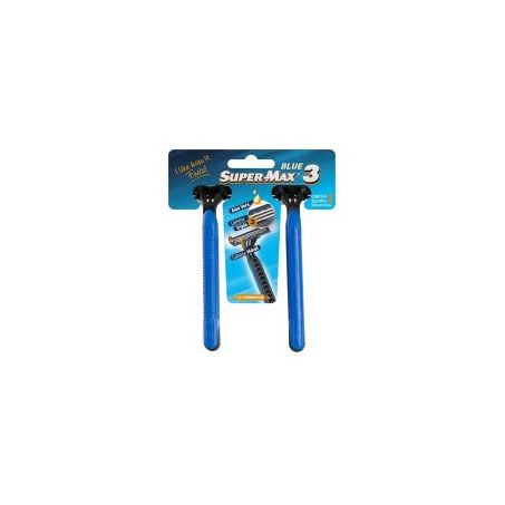 APARELHO BARBEAR SUPER MAX3 AZUL 2UN