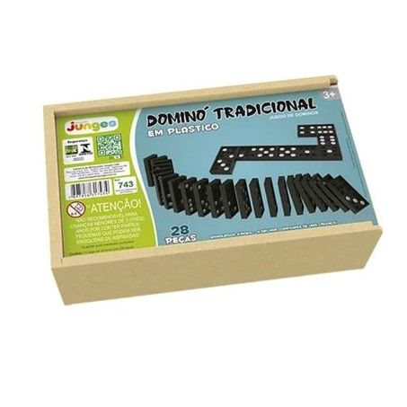 JUNGES DOMINO TRAD. PLASTICO ESTOJO