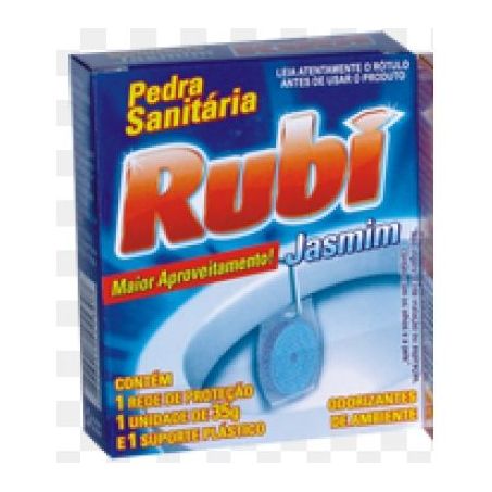 Pedra Sanitária Jasmim Rubi Embalagem 35G