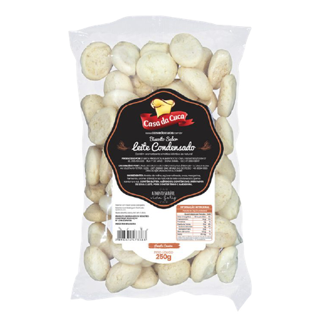 BISCOITO CASA DA CUCA LEITE CONDENS 250G