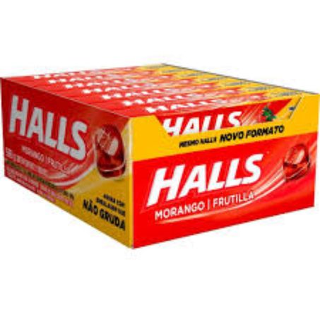 Drops halls morango pcc/21x28g