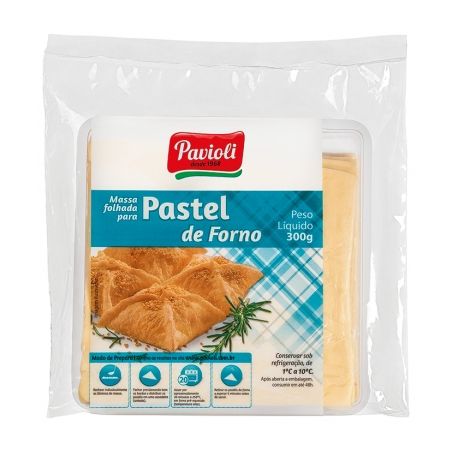 Massa Fresca Folhada Pavioli Rolo 300G
