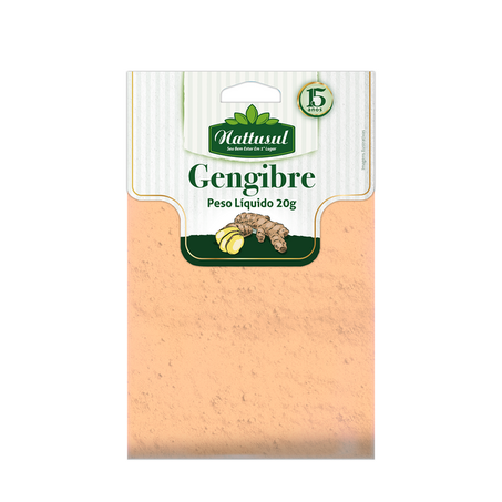 GENGIBRE EM PÓ NATTUSUL 20G