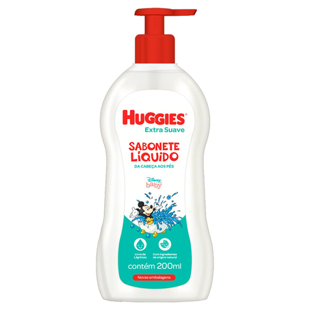 Sabonete Líquido Huggies 200ml - Suave