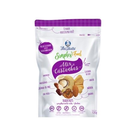 SNACK TIA SONIA MIX DE CASTANHAS NUTS+ FRUTAS 120G