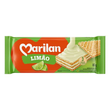 BISCOITO WAFER RECHEIO LIMÃO MARILAN