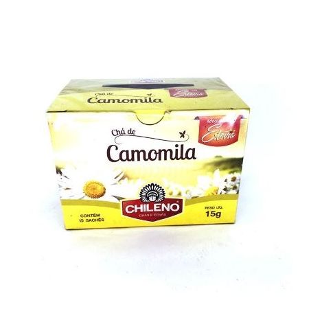 CHA MISTO CHILENO C/ STEVIA 15 SAQUI CAMOMILA 15G