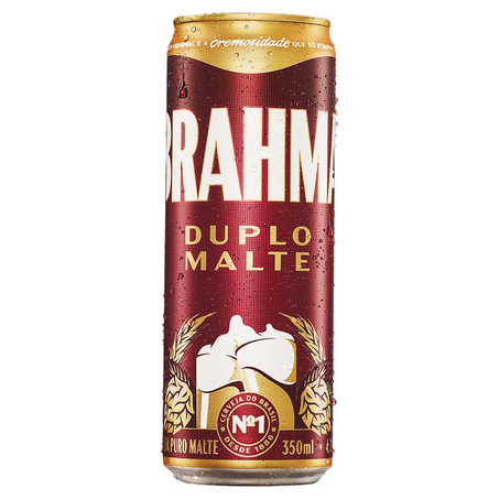 Cerveja Brahma 350ml - Duplo Malte - Lata