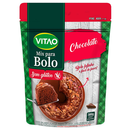 Mistura para Bolo Vitao Chocolate sem Glúten 400G