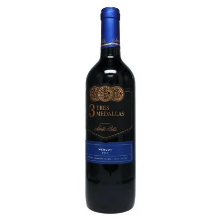 Vinho Chileno Três Medallas Merlot 750ml 360-1