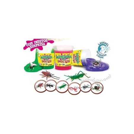 Brinquedo Acrilex Kimeleka Insetos 180g