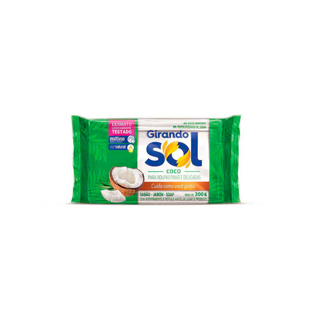 Sabão de Coco em Barra Girando Sol 200G