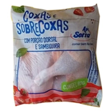 COXA C/ SOBRECOXA FRANGO COM DORSO AVE SERRA CONGELADA KG