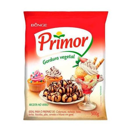 Gordura vegetal primor 500g