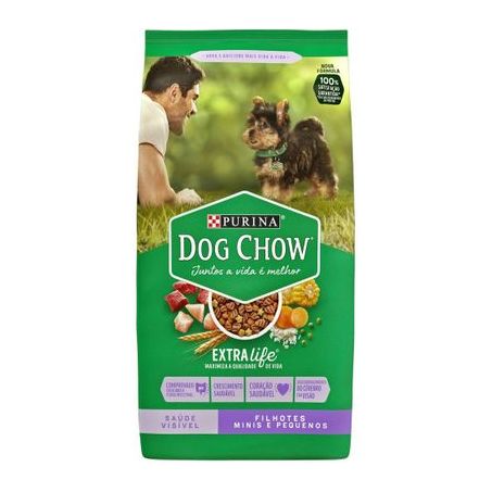 RACAO PURINA DOG CHOW 1KG RACAS PEQ FILHOTE