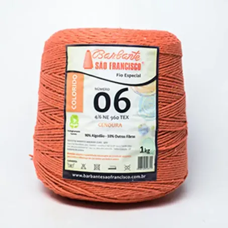 BARBANTE SAO FRANCISCO COLOR TERRACOTA N6 705M