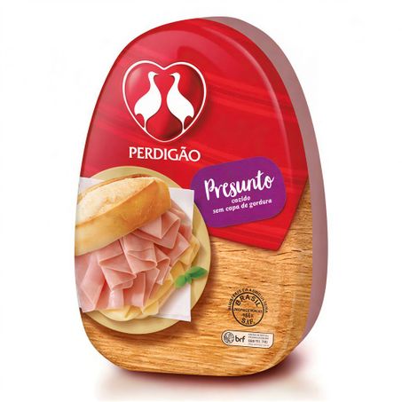 Presunto Perdigão cozido sem capa peça inteira Aprox. 3,6kg a Un