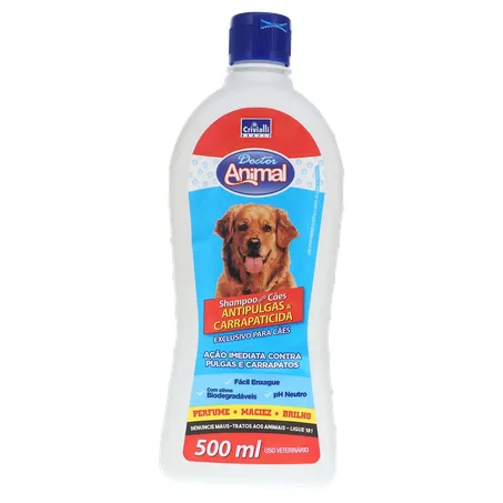 Shampoo Dr Animal 500ml Anti Pulgas 360-0
