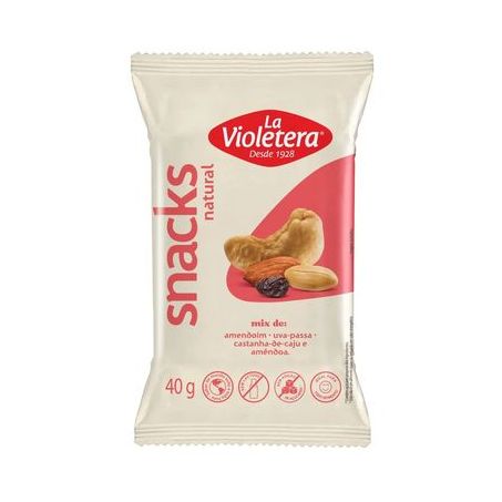 SNACKS NATURAL LA VIOLETERA 40G