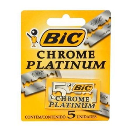 LAMINA BIC CHROME PLATINUM C/5