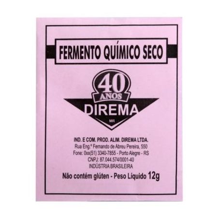 Fermento Direma Quimico Seco 12 G 65