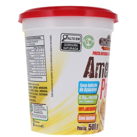 PASTA DE AMENDOIM DACOLÔNIA AMENDO POWER POTE 500G 360-28