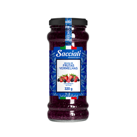 Geleia Sacciali 320g Frutas Vermelhas