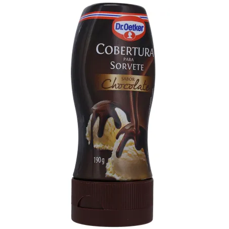 Cobertura P/Sorvete Dr Oetker Chocolate 190gr 360-33