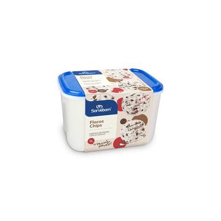 Sorvete sorvebom flocos chips 2l