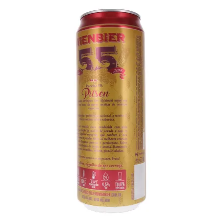 Cerveja Lata Wienbier 55 Pilsen 710ml 360-2