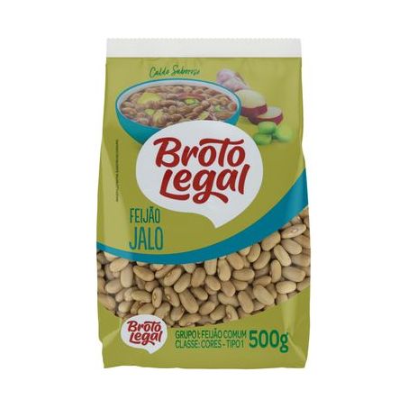 Feijão Jalo Tipo 1 Broto Legal Pacote 500G
