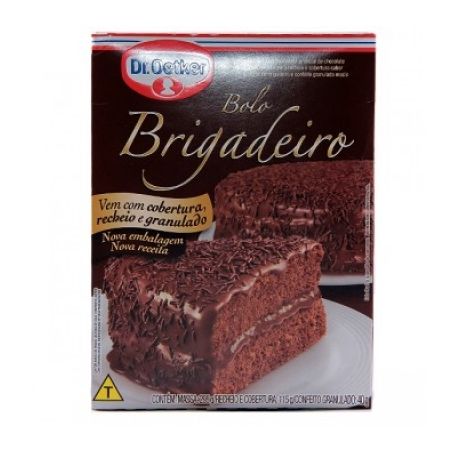 Mistura Para Bolo Dr Oetker Brigadeiro Caixa 450G
