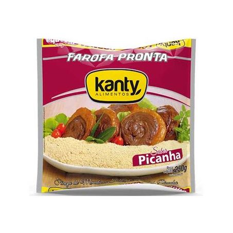Farofa kanty picanha pacote 250g