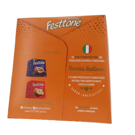 Panettone Festtone Trufado Doce De Leite 400G 360-28