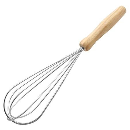 Batedor misturado r claras/polenta cabo madeira 30cm
