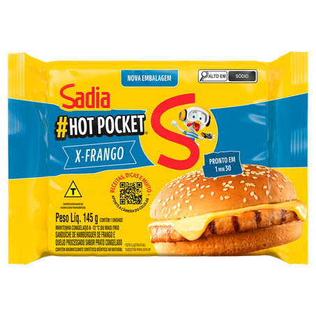 Hot Pocket Sadia X Frango 145g 