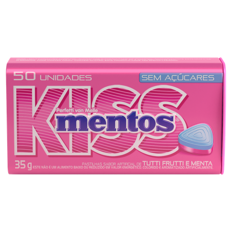 Pastilha Mentos Kiss Tutti Frutti 35g