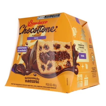 PANETTONE BAUDUCCO CHOCOTTONE TRUFA 500G 360-3