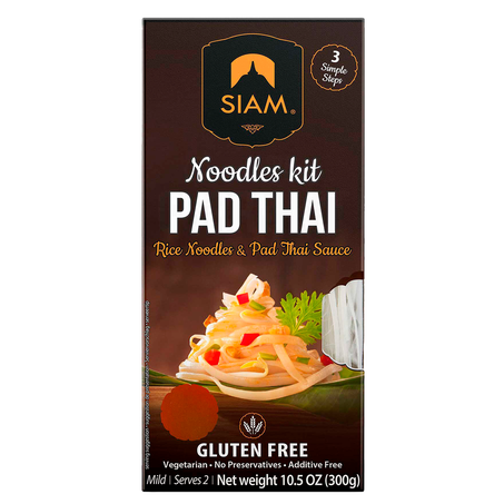 Kit Macarrão de Arroz Siam + Molho Pad Thai 300g
