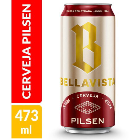 CERVEJA BELLAVISTA PILSEN LATA 473ML