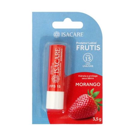 PROT LABIA ISACARE FPS 15 MORANGO UN