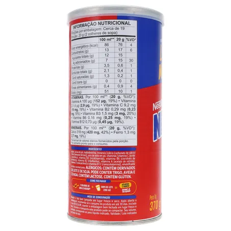 Achocolatado em Pó Nescau Lata 370gr 360-25