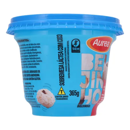 Sobremesa beijinho aurea pote 365g 360-31