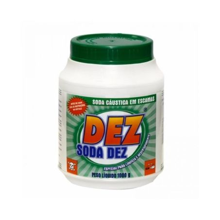 Soda caustica dez 1kg